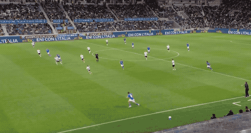 5-0！加图索完美首秀 意大利攻势足球美如画 40射迎世预赛连胜